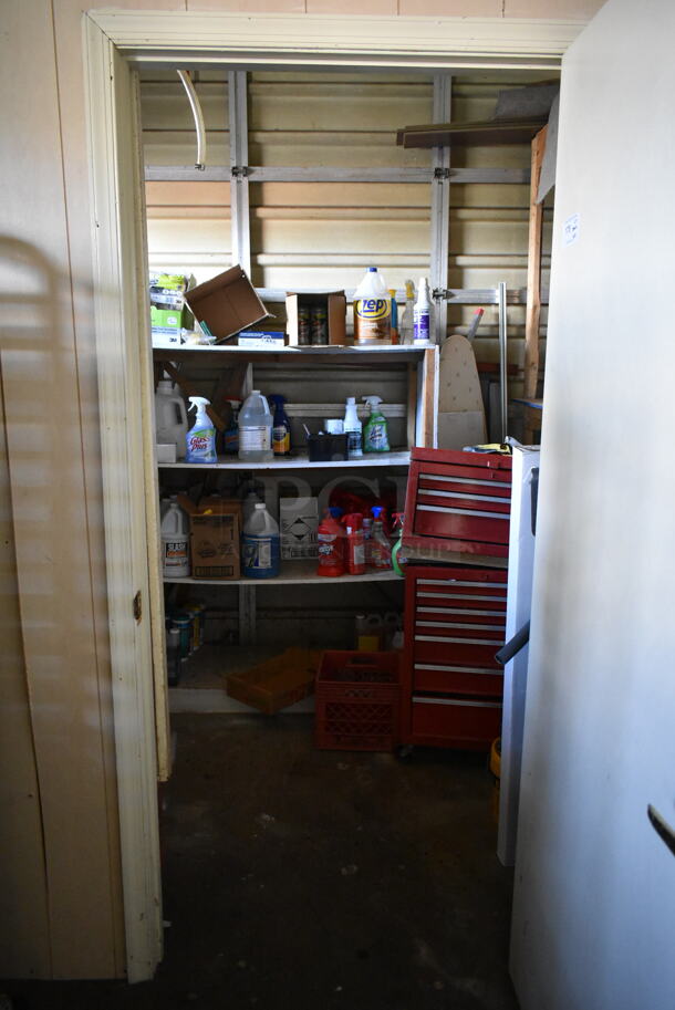 ALL ONE MONEY! ROOM LOT of Various Items Including Cleaner. (hallway) - Image 1 of 8