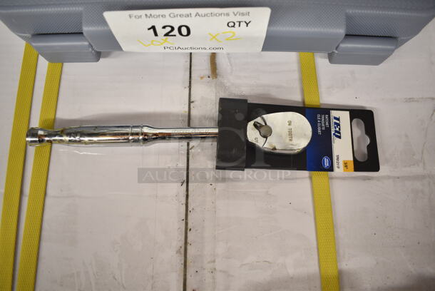 2 BRAND NEW! Items; TEQ 48 PC Ratchet and Socket Set and Ratchet. 2 Times Your Bid! - Image 3 of 6