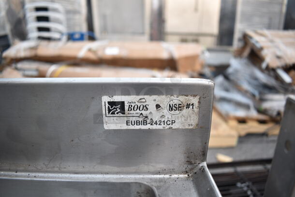 John Boos EUBIB-2421CP Stainless Steel Commercial Ice Bin w/ Cold Plate.  - Image 4 of 4