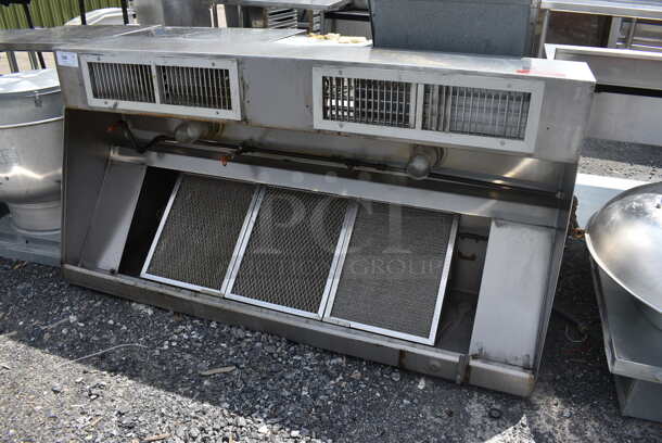 6' Metal Commercial Return Air Grease Hood. 72x37x30 - Image 3 of 5