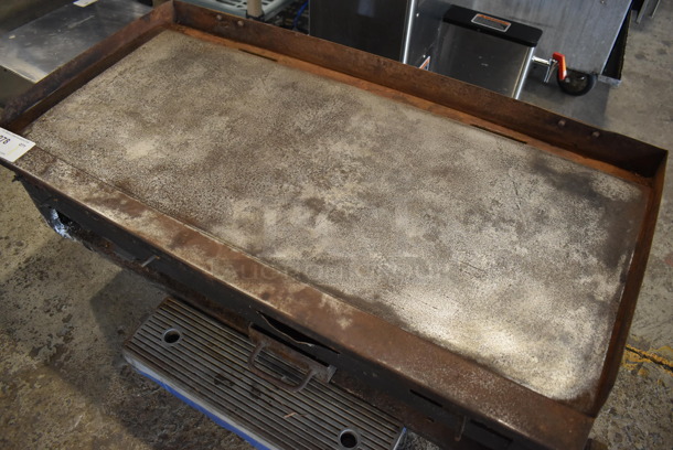 Metal Commercial Countertop Gas Powered Flat Top Griddle. 40.5x20x12 - Image 4 of 5