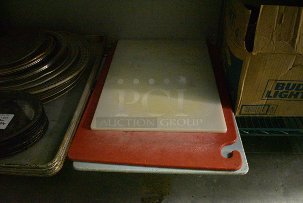 ALL ONE MONEY! Tier Lot of Various Metal Baking Pans, Cutting Boards and Drop In Bins. (kitchen) - Image 3 of 6