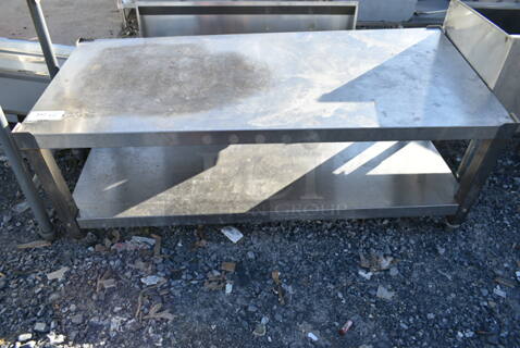 Stainless Steel Equipment Stand w/ Under Shelf. 