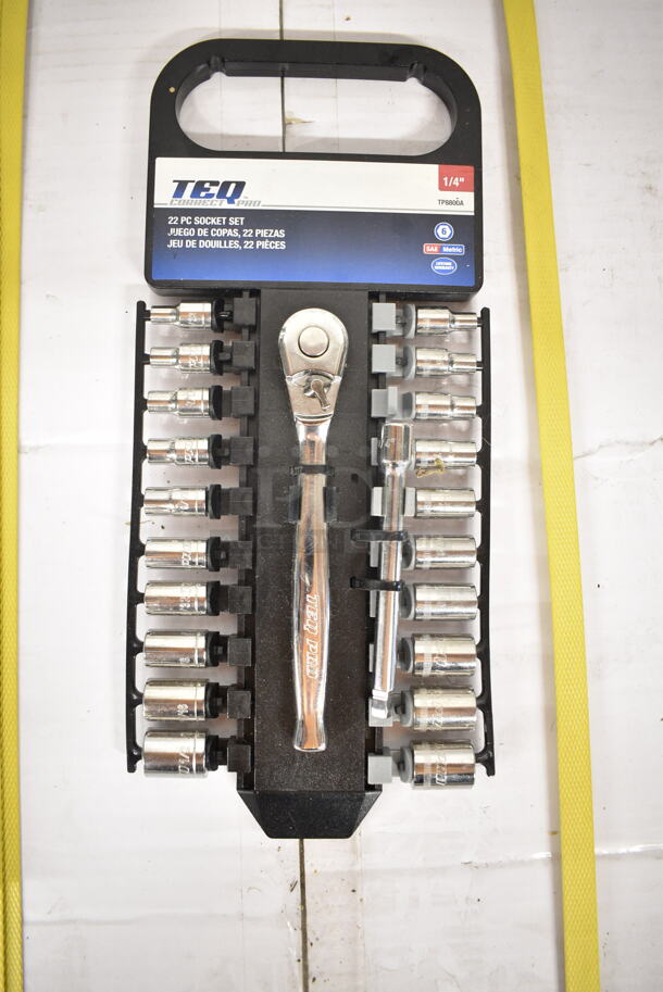 3 BRAND NEW! TEQ Socket Sets. 3 Times Your Bid! - Image 8 of 10