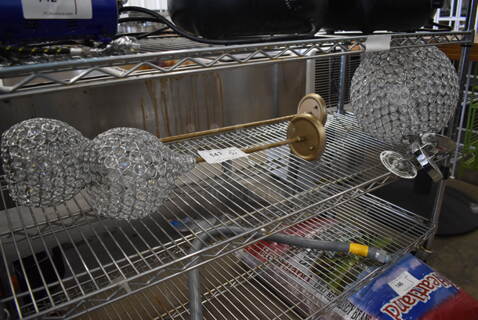 3 Various Light Fixtures. Includes 7x7x21. 3 Times Your Bid!