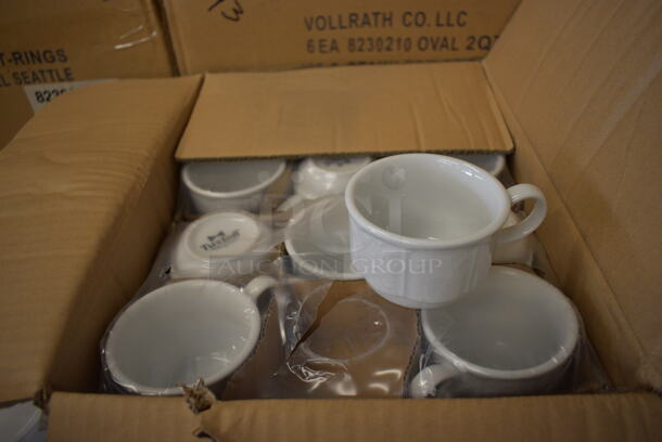 72 BRAND NEW IN BOX! Tuxton CHF-060 White Ceramic Mugs. 4.5x3.5x2.5. 72 Times Your Bid! - Image 2 of 3