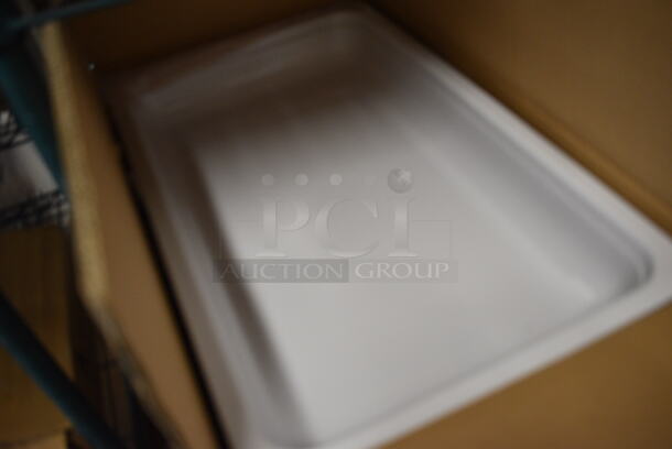 ALL ONE MONEY! Lot of 3 BRAND NEW IN BOX! White Poly Full Size Drop In Bins. 1/1x2 - Image 2 of 4