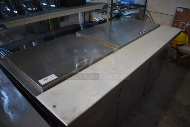 Continental SW72-3DM Stainless Steel Commercial Prep Table on Commercial Casters. 115 Volts, 1 Phase. 72x34x36. Tested and Working! - Image 2 of 9