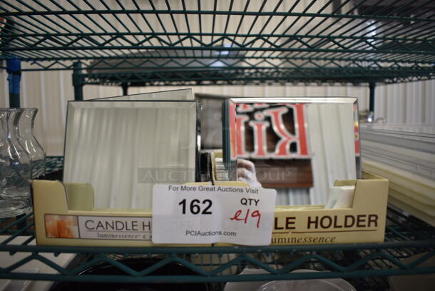 ALL ONE MONEY! Lot of 19 Square Mirrors. 5x5 - Image 1 of 3
