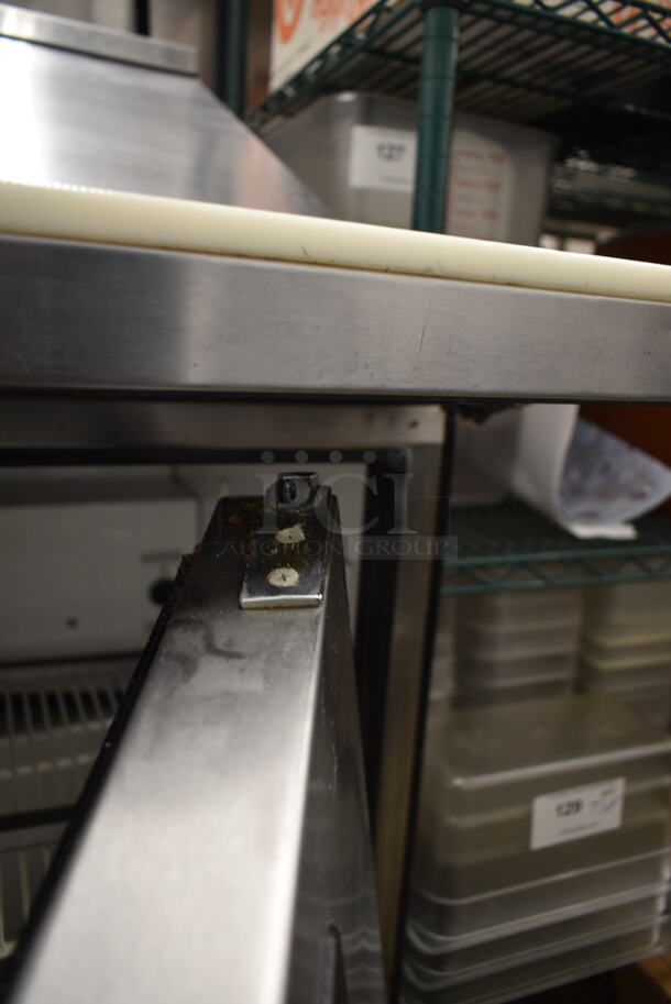 2014 True TSSU-48-18M-B Stainless Steel Commercial Sandwich Salad Prep Table Bain Marie Mega Top on Commercial Casters. 115 Volts, 1 Phase. Tested and Working! - Image 7 of 8