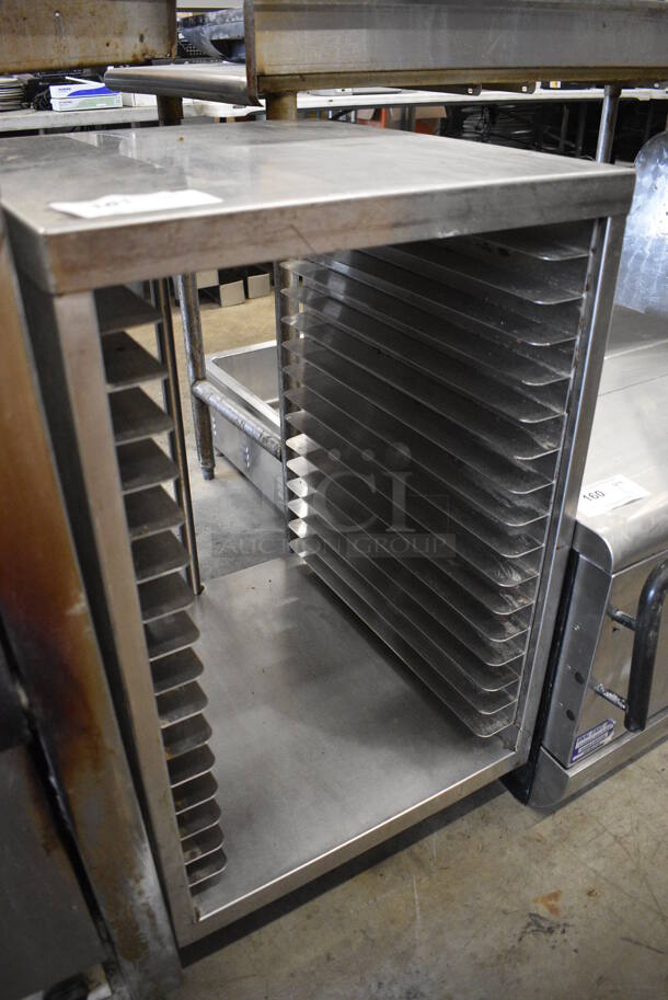 Metal Pan Transport Rack on Commercial Casters. 20x22x33.5 - Image 3 of 4
