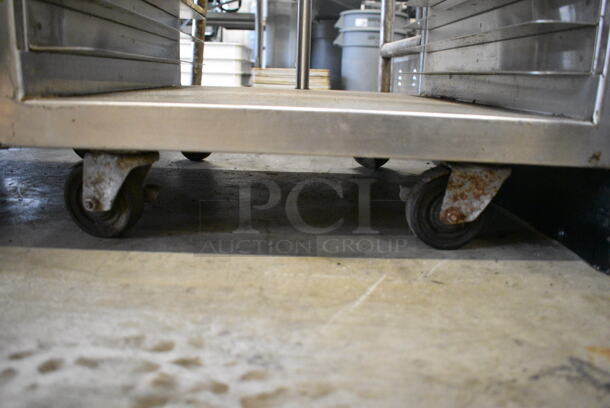 Metal Pan Transport Rack on Commercial Casters. 20x22x33.5 - Image 4 of 4