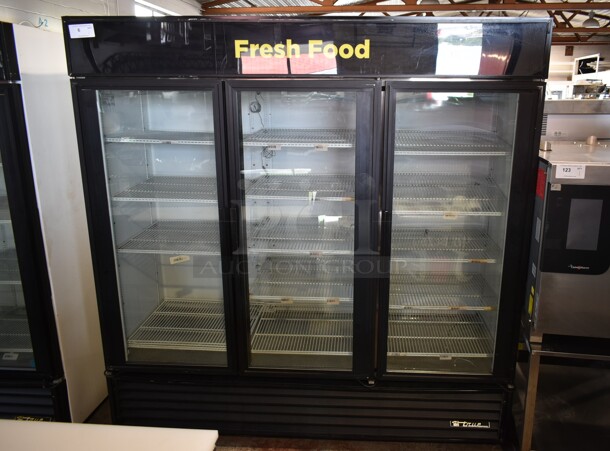 True GDM-72 Metal Commercial 3 Door Reach In Cooler Merchandiser w/ Poly Coated Racks. 115 Volts, 1 Phase. Tested and Working! - Image 1 of 9