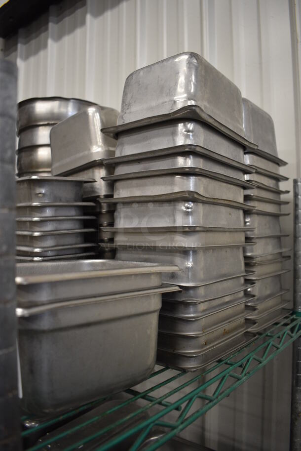 26 Stainless Steel 1/6 Size Drop In Bins. 1/6x4. 26 Times Your Bid! - Image 3 of 3