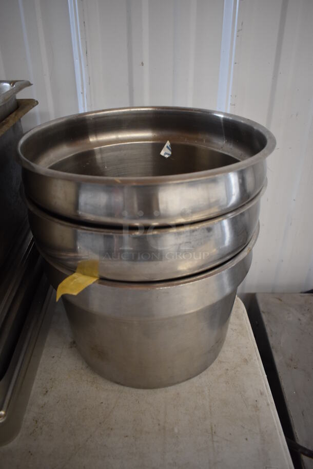 ALL ONE MONEY! Lot of Various Metal Items Including Cylindrical Drop In Bins and Stainless Steel Drop In Bins - Image 5 of 9