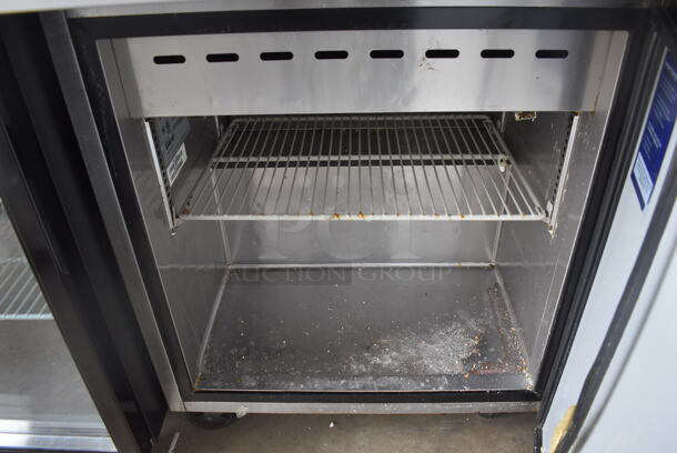Turbo Air MST-28-12 Stainless Steel Commercial Sandwich Salad Prep Table Bain Marie Mega Top on Commercial Casters. 115 Volts, 1 Phase. 28x35x45. Tested and Working! - Image 4 of 6