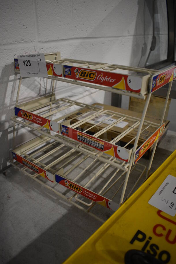 White Poly Coated Countertop Rack. 14x10x12 - Image 2 of 2