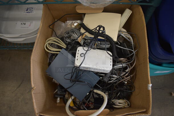 ALL ONE MONEY! Lot of Various Wires and Modems!