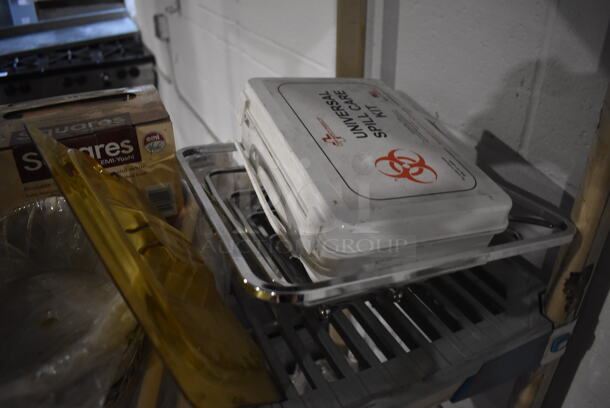 ALL ONE MONEY! Tier Lot of Various BRAND NEW Items Including Metal Baskets and Poly Lid - Image 3 of 4