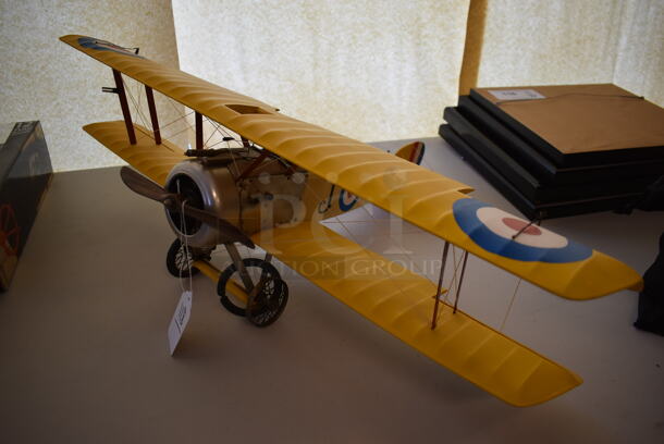 Sopwith Camel Model Airplane.