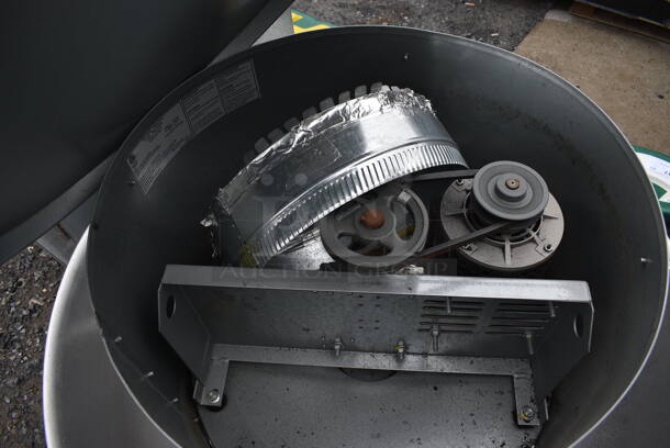 2019 CaptiveAire Model BDU18K Metal Commercial Rooftop Mushroom Exhaust Fan. 115/208-230/220 Volts, 1 Phase. 40x40x35 - Image 3 of 6