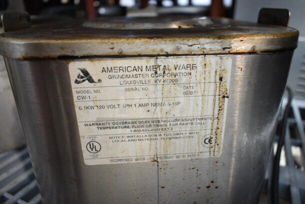3 American Metal Ware CW-1 Stainless Steel Satellite Server Stands. 3 Times Your Bid!  - Image 7 of 7