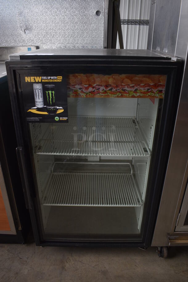 2011 True Model GDM-07 Metal Commercial Mini Cooler Merchandiser w/ Poly Coated Racks. 115 Volts, 1 Phase. 24x24x40. Tested and Working! - Image 1 of 5
