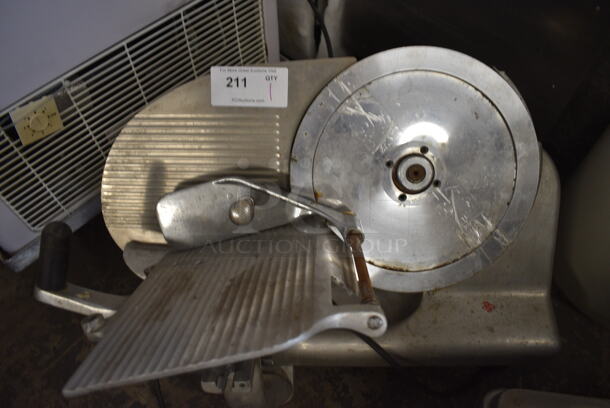 Berkel Model 808 Stainless Steel Commercial Countertop Meat Slicer. 115 Volts, 1 Phase. 28x20x19. Cannot Test Due To Missing Power Switch - Image 3 of 7