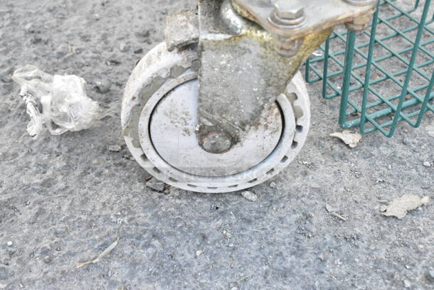 Metal Commercial Equipment Stand on Commercial Casters.  - Image 2 of 3