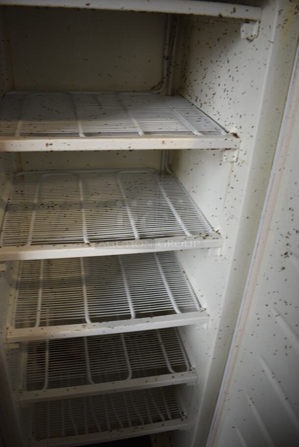 RCA Single Door Reach In Cooler. 21.5x22.5x55.5. Tested and Powers On But Temps at 50 Degrees - Image 4 of 5