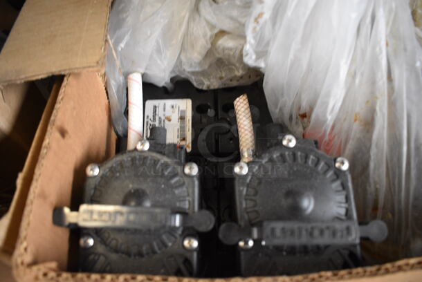 ALL ONE MONEY! Lot of 2 Boxes of Various Items Including 2 Soda Pumps and Hoses - Image 4 of 5