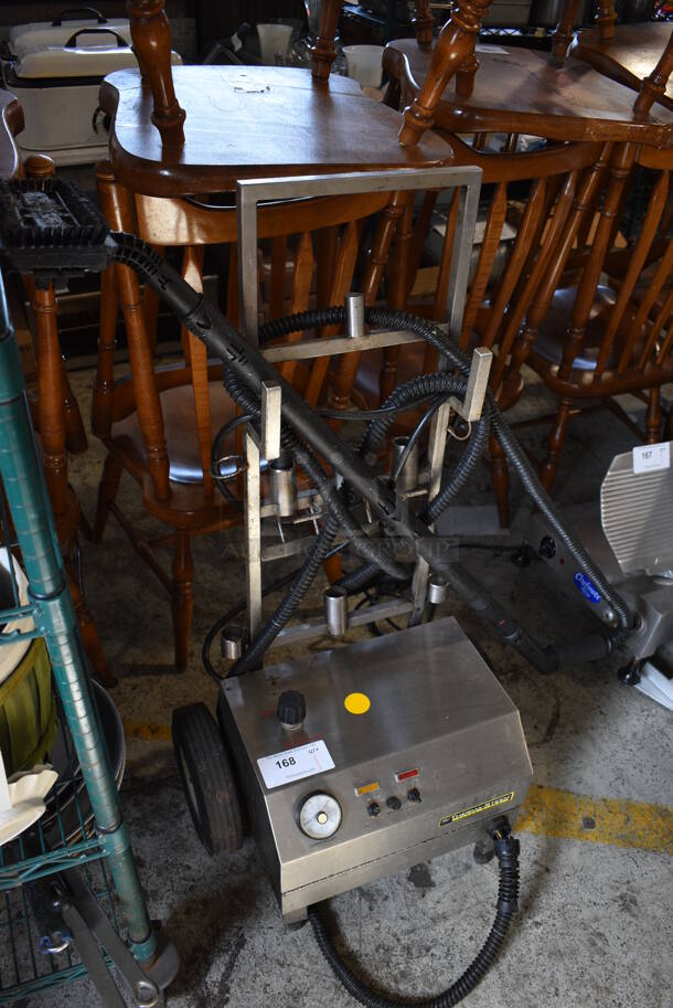 Therma-steem Therma-steem 1.5 Stainless Steel Commercial Vapor Steam Steamer. 110 Volts, 1 Phase. 22x16x43. Cannot Test - Unit Trips Breaker - Image 6 of 7