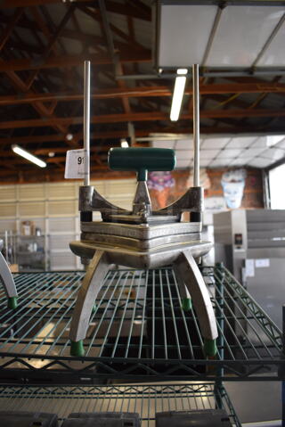 Metal Commercial Countertop Vegetable Cutter. 11x11x18