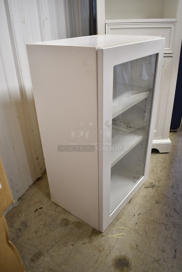 2 Pieces of White Furniture; Cabinet and Freemont Linen Cabinet. 2 Times Your Bid! - Image 3 of 12