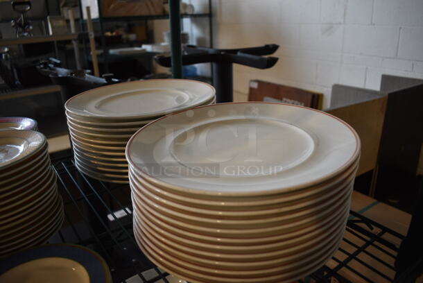 ALL ONE MONEY! Tier Lot of Various White Ceramic Saucers and Plates.  - Image 6 of 7