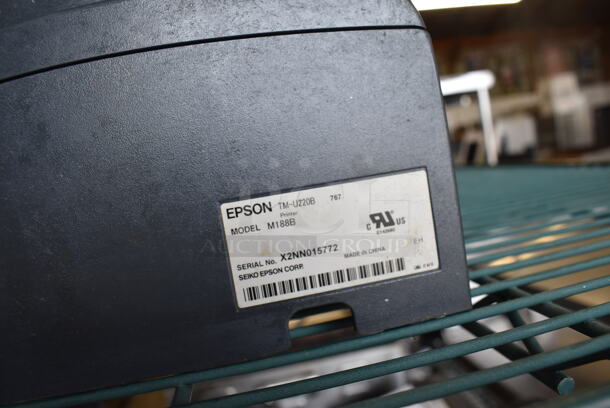 3 Epson M188B Receipt Printers. 6x10x6. 3 Times Your Bid! - Image 3 of 6