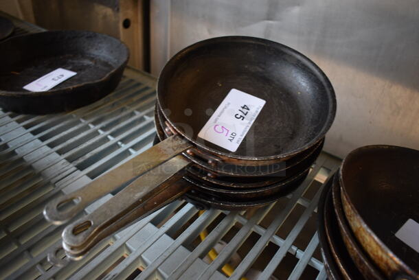 5 Metal Skillets. Includes 14.5x8.5x2. 5 Times Your Bid! - Image 2 of 3
