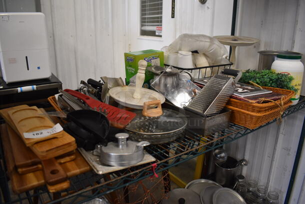 ALL ONE MONEY! Tier Lot of Various Items Including Baskets and Utensils