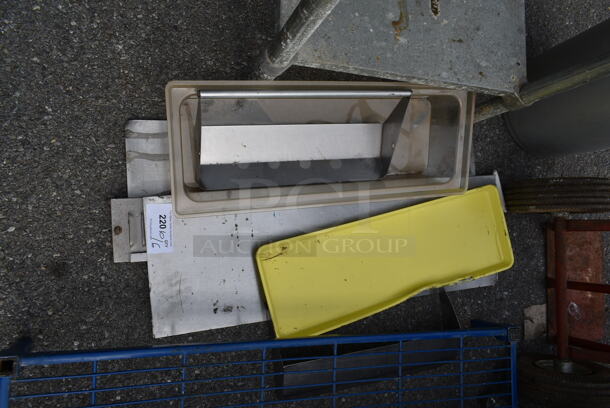 ALL ONE MONEY! Lot of Various Items Including Metal Panels and Drip Tray For Soda Station - Image 2 of 2