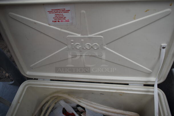 Igloo Blue and White Poly Jockey Box. - Image 4 of 4