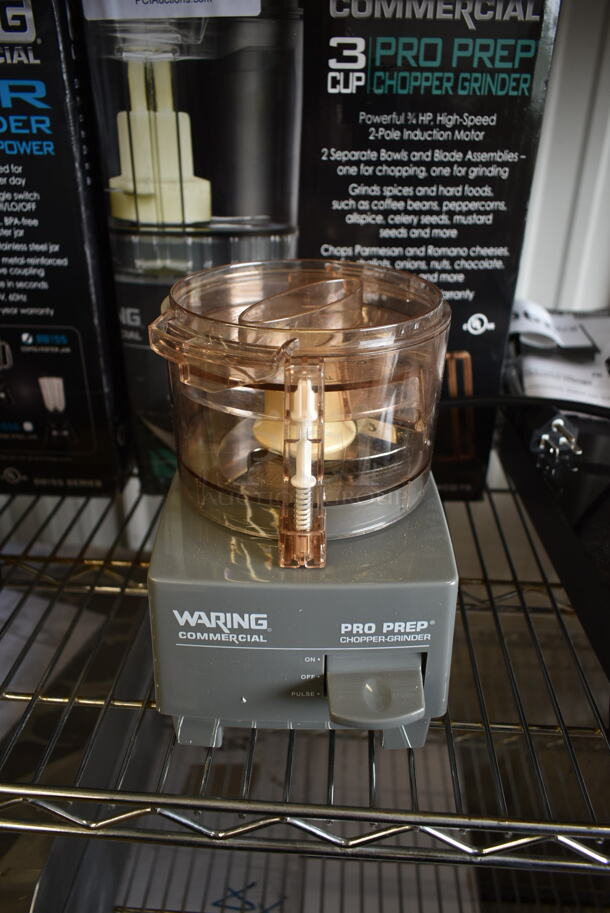 BRAND NEW SCRATCH AND DENT! Waring WCG75/WCG750 Metal Commercial Countertop Prop Prep Chopper Grinder Food Processor. 120 Volts, 1 Phase. Tested and Working!