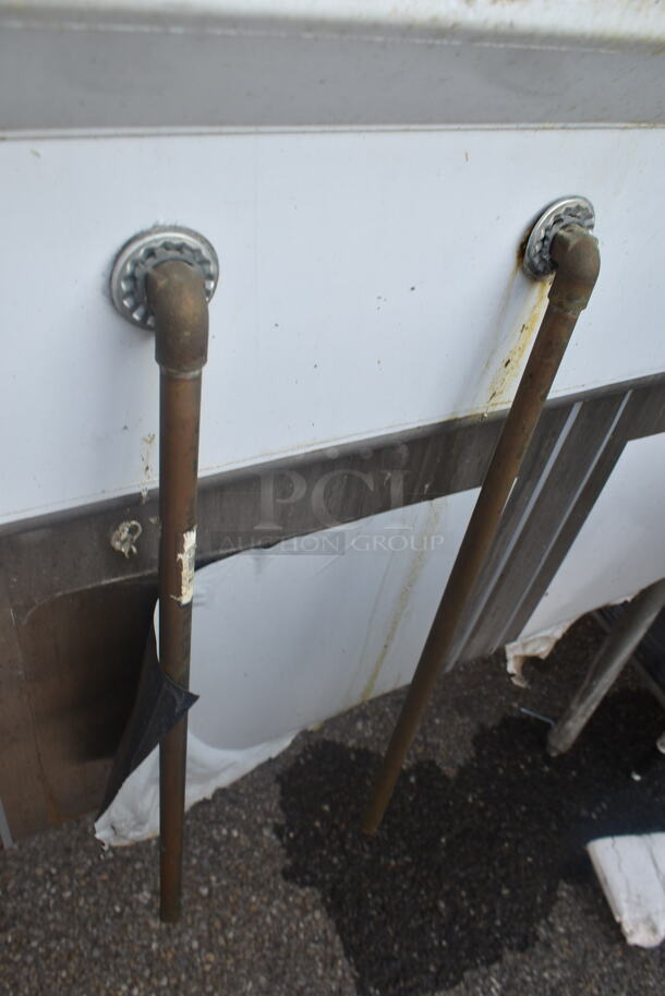 Stainless Steel Commercial 3 Bay Sink w/ Faucet, Handles, Spray Nozzle Attachment. Bays 18x18 - Image 10 of 10