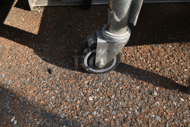 Stainless Steel Commercial Table w/ Under Shelf on Commercial Casters - Image 5 of 5
