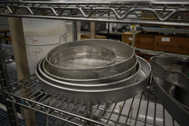 ALL ONE MONEY! Tier Lot of Various Items Including Metal Round Cake Pans and Sauce Pan - Image 2 of 4