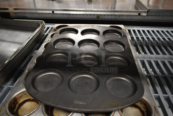 ALL ONE MONEY! Lot of 10 Various Muffin Baking Pans. 12 Cup and 24 Cup. - Image 4 of 5