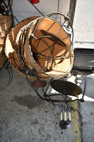 9 Various Ceiling Mount Light Fixtures. 9 Times Your Bid!