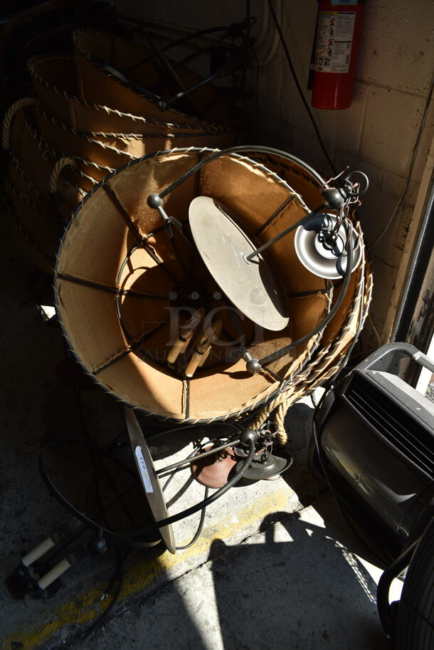 9 Various Ceiling Mount Light Fixtures. 9 Times Your Bid! - Image 2 of 4