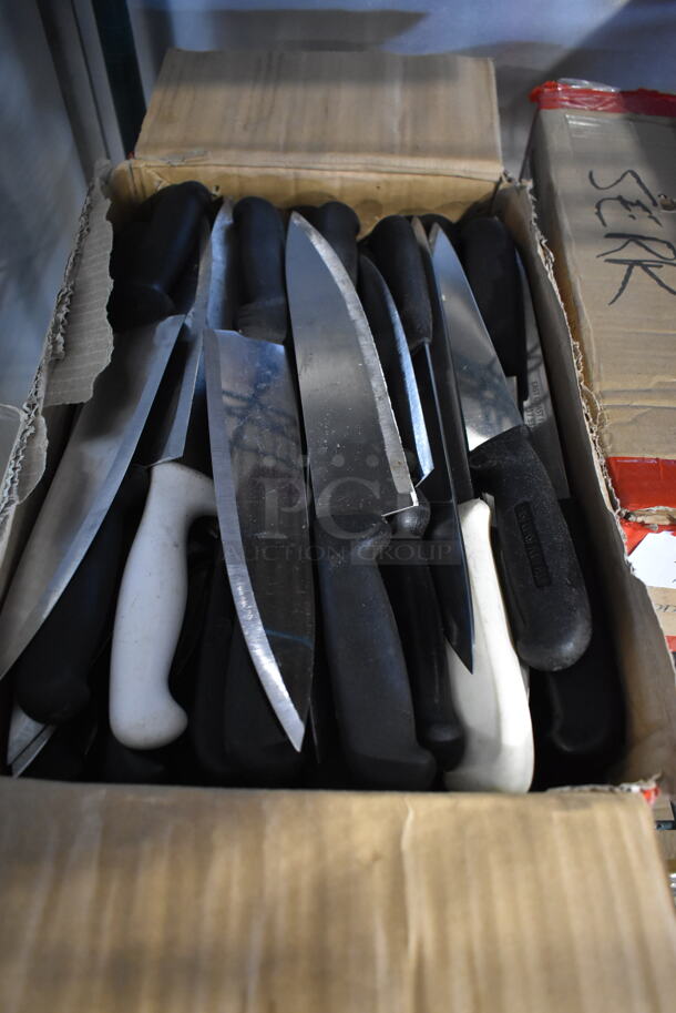 50 SHARPENED Stainless Steel Knives Including Chef. 50 Times Your Bid! - Image 2 of 5