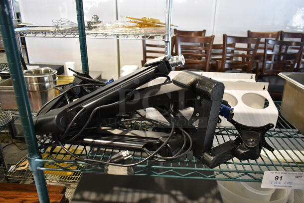 ALL ONE MONEY! Tier Lot of Various Items Including Black Multi Compartment Bins - Image 2 of 3