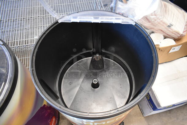 Metal Commercial Portable Drink Ice Cooler Merchandiser on Casters. - Image 3 of 6